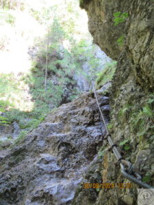 Janosikove Diery linowe ułatwienia na szlaku